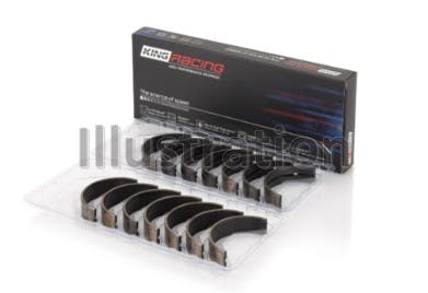 King Engine Bearings Inc MB7084XP0.25 MAIN BEARING SET For TOYOTA 2JZGE, 2JZGTE, 24V 3.0L