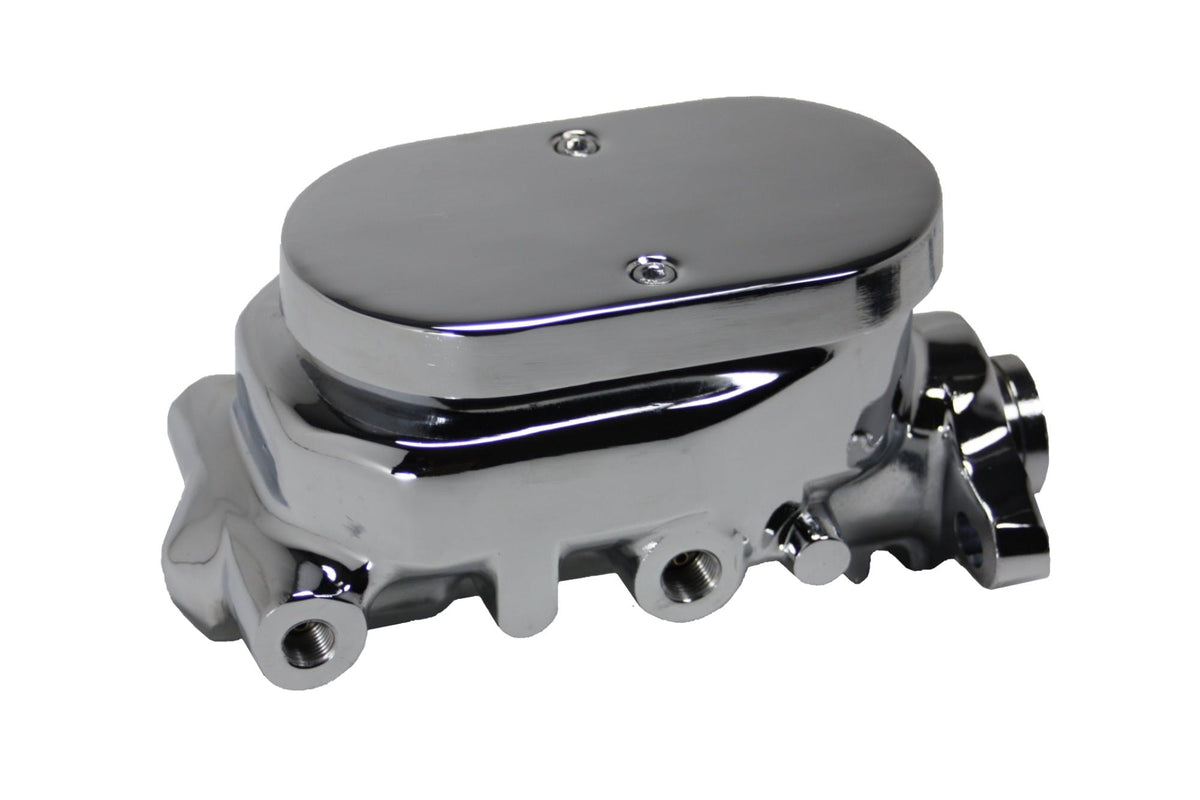 LEED Brakes MC006 Master Cylinder 1-1/8in Flat-Top Aluminum Master Cylinder (Chrome)