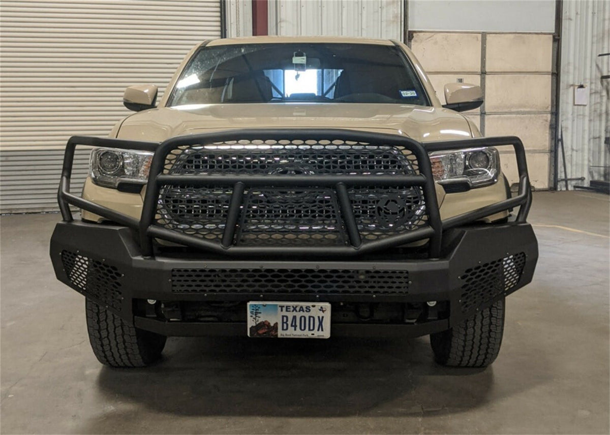 Ranch Hand MFT16MBM1 Midnight Series Front Bumper with Grille Guard