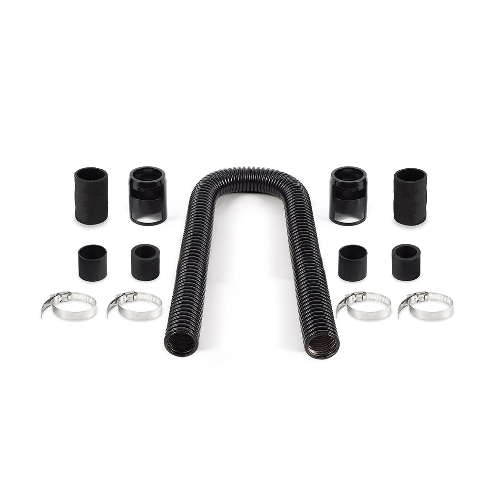 Mishimoto MMAH-U36BK Universal Flexible Stainless Steel Radiator Hose Kit 36" Black  MMAH-U36BK