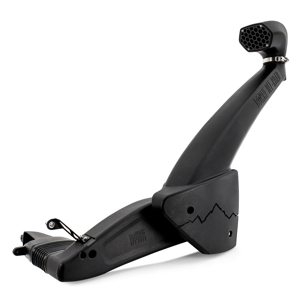 Mishimoto MMAI-RPTR-17NWBK Borne Off-Road Snorkel Fits Ford Raptor 3.5L EcoBoost 2017-2020 Wrinkle Black  MMAI-RPTR-17NWBK