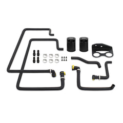 Mishimoto MMBCC-F27T-18SBE Baffled Oil Catch Can Kit Fits Ford F-150 2.7L EcoBoost 2018-2020  MMBCC-F27T-18SBE
