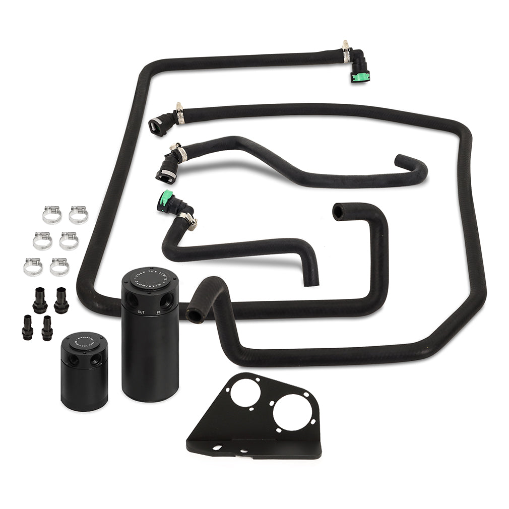 Mishimoto MMBCC-F35T-21 Baffled Oil Catch Can fits Ford F-150 3.5L EcoBoost 2021.5+  MMBCC-F35T-21