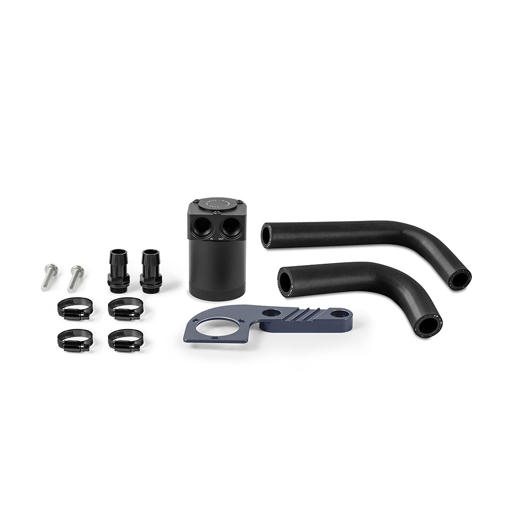 Mishimoto MMBCC-F80-15CMG Baffled Oil Catch Can fits BMW F8X M3/M4 2015-2020 Mineral Gray Metallic  MMBCC-F80-15CMG