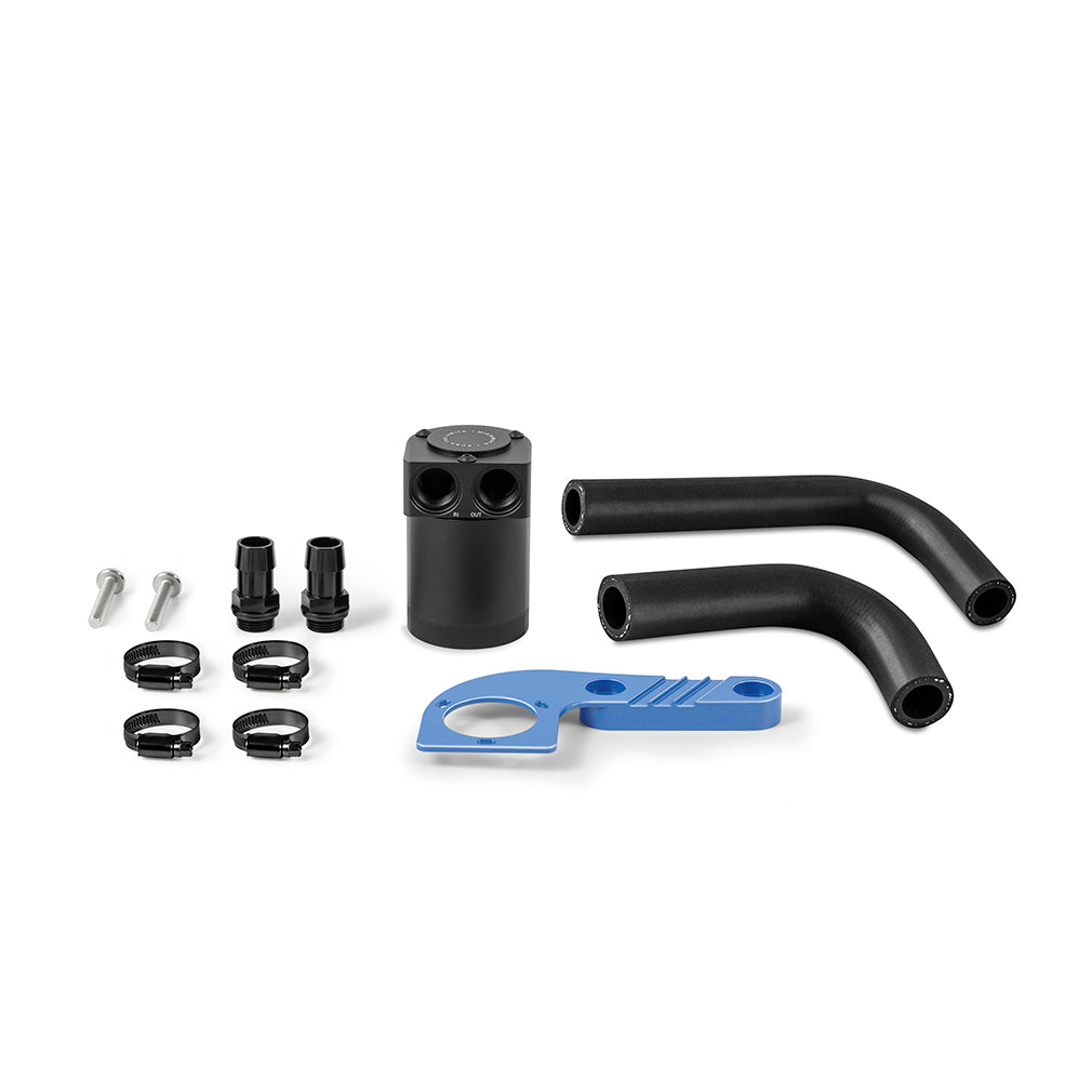 Mishimoto MMBCC-F80-15CYMB Baffled Oil Catch Can fits BMW F8X M3/M4 2015-2020 Yas Marina Blue Metallic  MMBCC-F80-15CYMB
