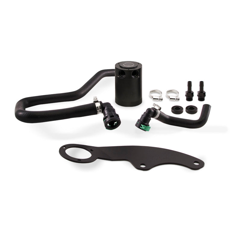 DISCONTINUED - Mishimoto Ford Mustang GT Baffled Oil Catch Can PCV Side 2011-2014  MMBCC-MUS8-11PBE2