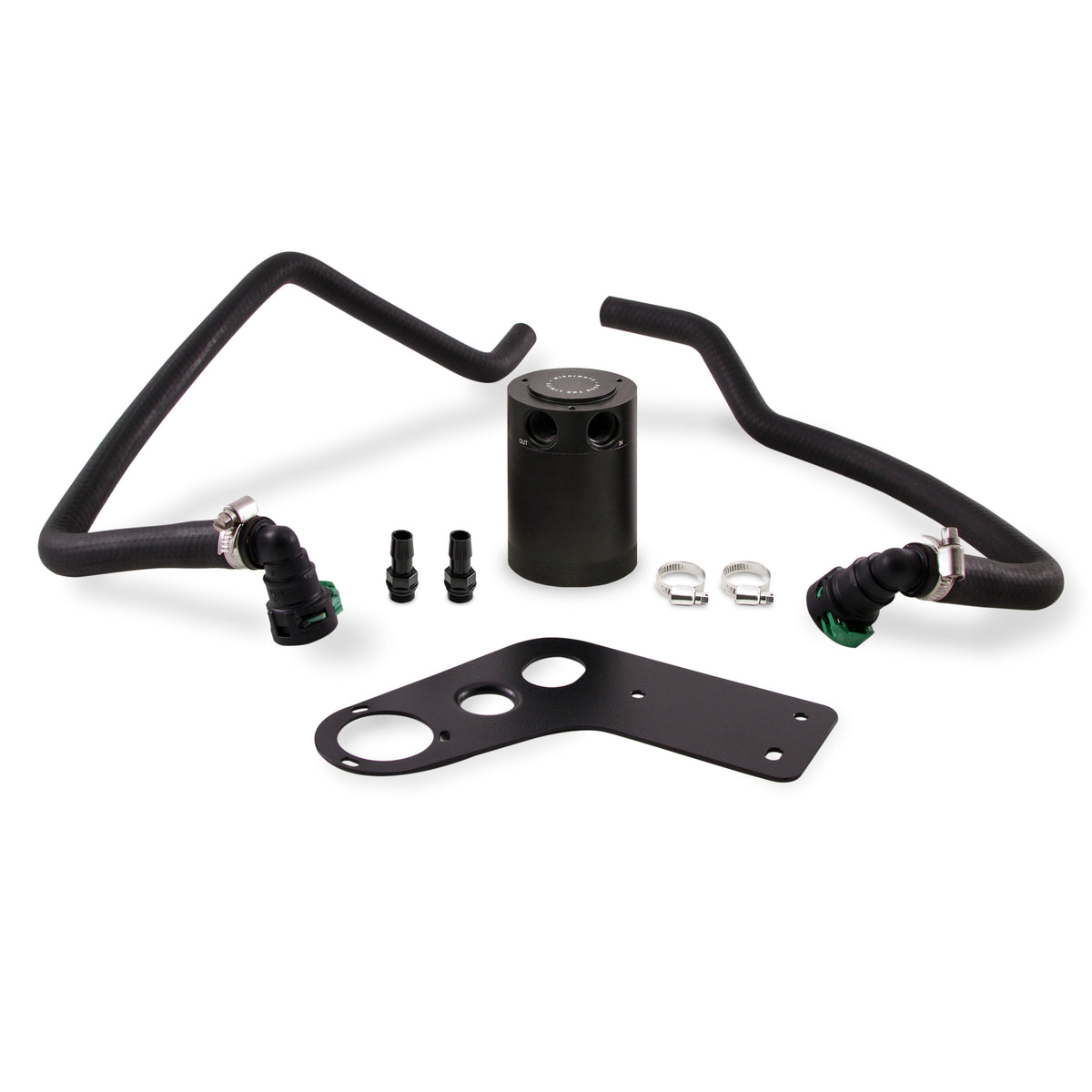 Mishimoto Ford Mustang GT Baffled Oil Catch Can PCV Side 2015-2017  MMBCC-MUS8-15PBE