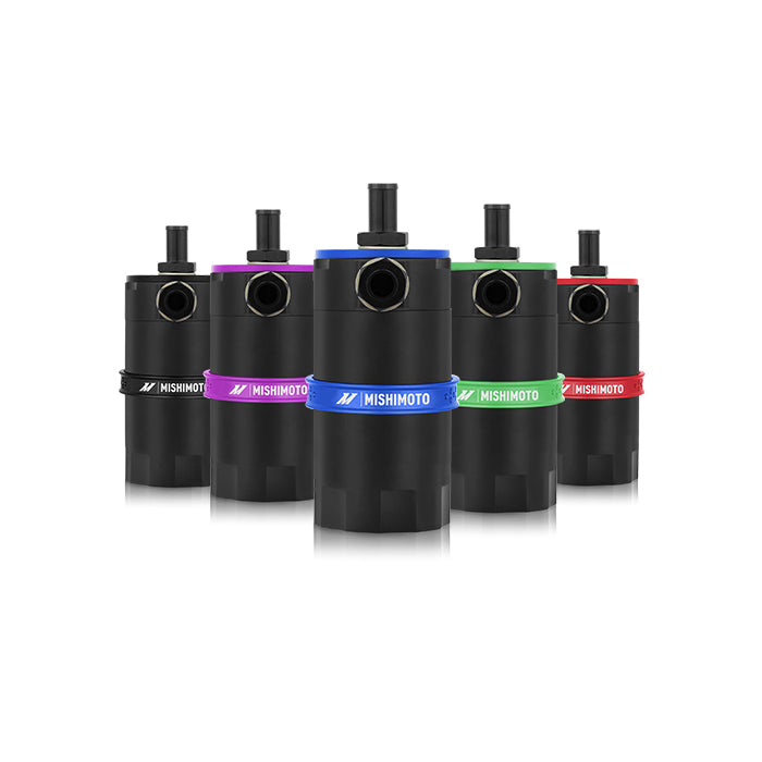Mishimoto Mishimoto Baffled Oil Catch Can Red  MMBCC-UNI-RD