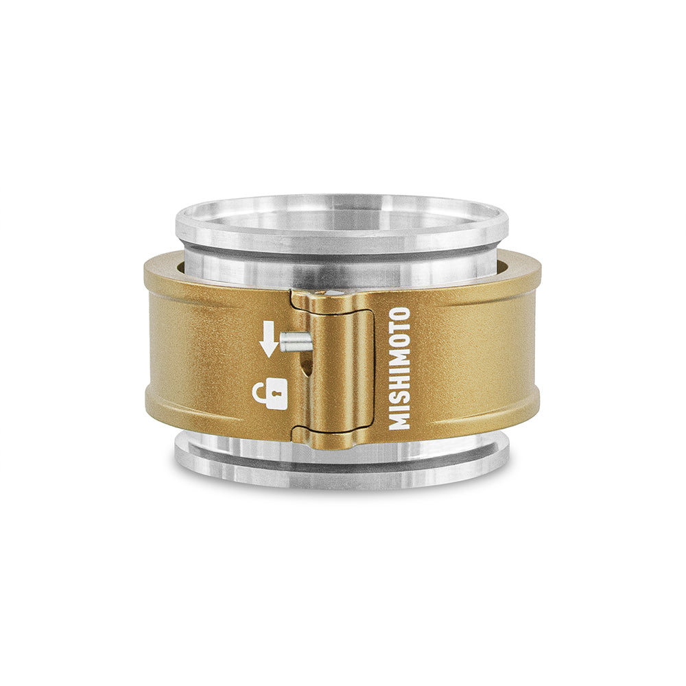 Mishimoto MMCLAMP-QD-25GD Quick Release Clamp Assembly 2.5in Gold  MMCLAMP-QD-25GD