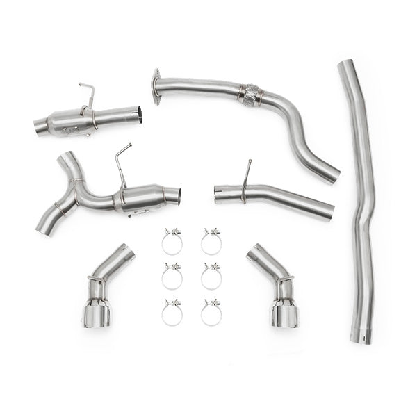 Mishimoto MMEXH-CAM4-16DTPP Chevrolet Camaro 2.0T Dual Tip Pro Cat-Back Exhaust  MMEXH-CAM4-16DTPP