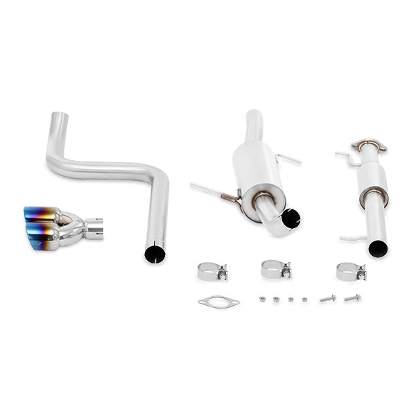 Mishimoto MMEXH-FIST-14RBT Ford Fiesta ST Cat-Back Exhaust 2014-2019 Resonated Burnt Tips  MMEXH-FIST-14RBT