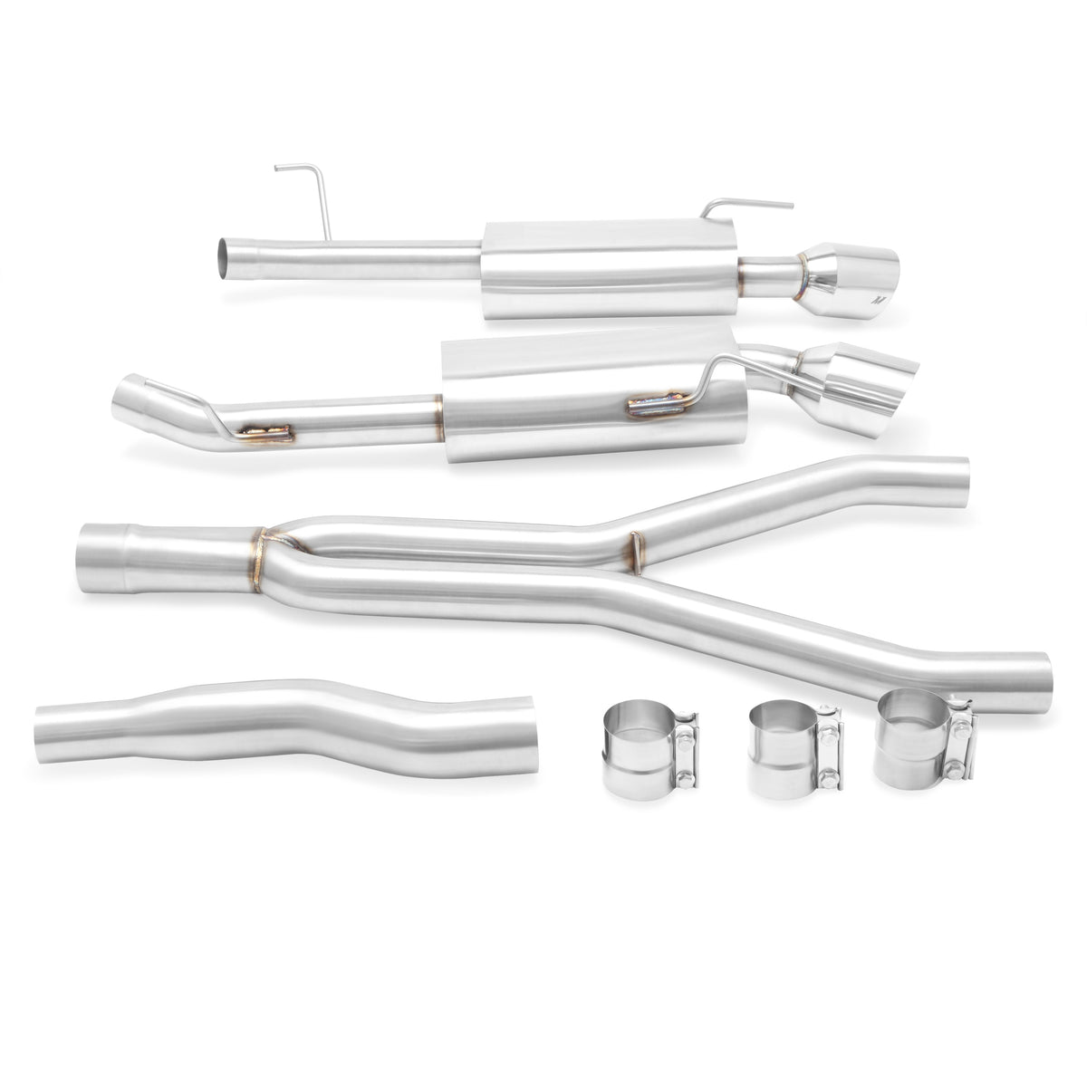 Mishimoto MMEXH-MUS4-15 Ford Mustang EcoBoost Cat-Back Exhaust 2015-2023  MMEXH-MUS4-15
