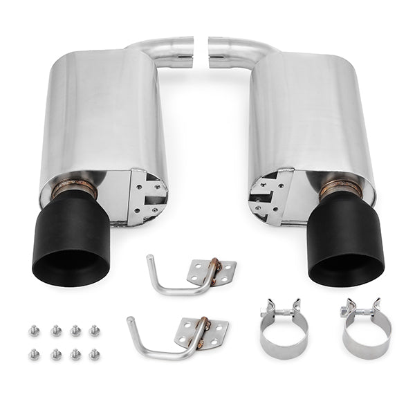 Mishimoto MMEXH-MUS8-15ASBK Ford Mustang GT Street Axleback Exhaust 2015-2017  MMEXH-MUS8-15ASBK