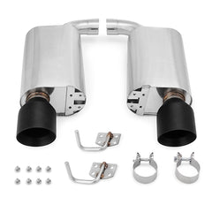 Mishimoto MMEXH-MUS8-15ASBK Ford Mustang GT Street Axleback Exhaust 2015-2017  MMEXH-MUS8-15ASBK