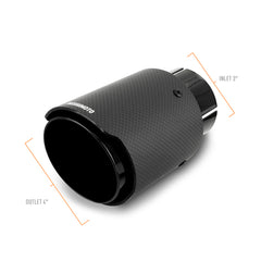 Mishimoto MMEXH-TIP-CF3BK Mishimoto Carbon Fiber Exhaust Tip 3?  MMEXH-TIP-CF3BK