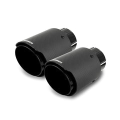 Mishimoto MMEXH-TIP-CFD25BK Mishimoto Carbon Fiber Dual Exhaust Tips 2.5?  MMEXH-TIP-CFD25BK