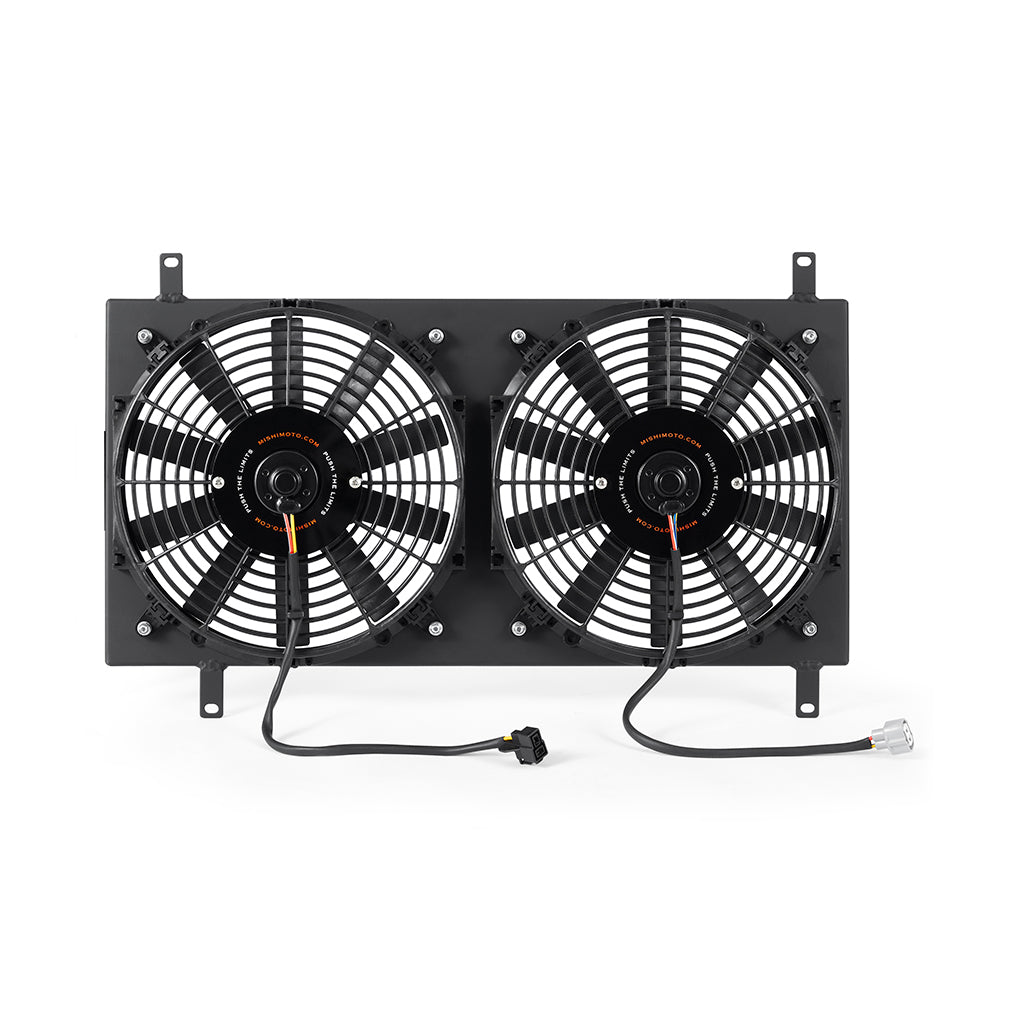 Mishimoto MMFS-MIA-90BK Performance Aluminum Fan Shroud Kit fits Mazda Miata 1990-1997 Black  MMFS-MIA-90BK