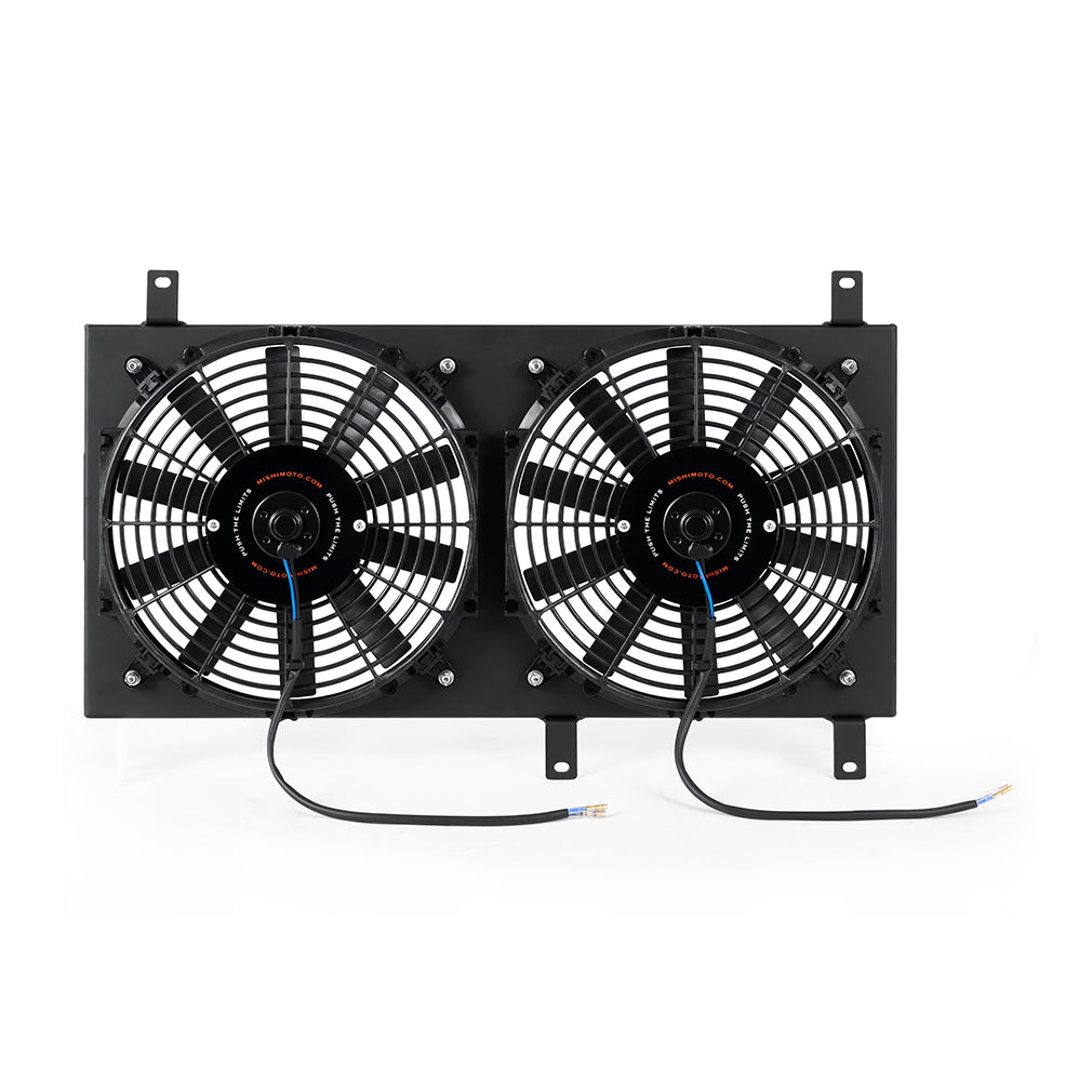 Mishimoto MMFS-MIA-99BK Performance Aluminum Fan Shroud Kit fits Mazda Miata 1999-2005 Black  MMFS-MIA-99BK