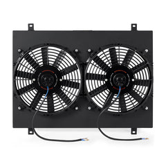 Mishimoto MMFS-MUS-79BK Performance Aluminum Radiator Fan Shroud Kit fits Ford Mustang 1979-1993 Black  MMFS-MUS-79BK