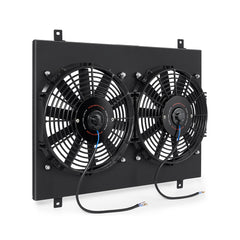 Mishimoto MMFS-MUS-79BK Performance Aluminum Radiator Fan Shroud Kit fits Ford Mustang 1979-1993 Black  MMFS-MUS-79BK