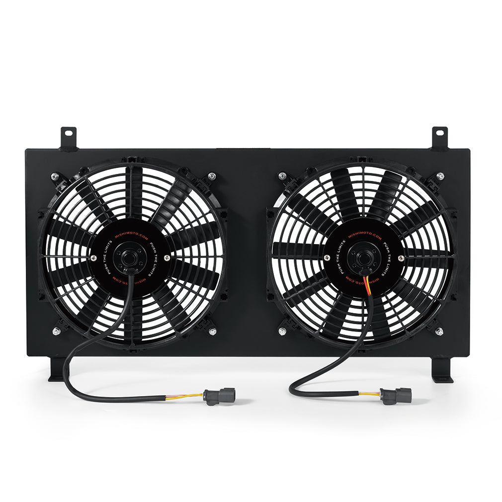 Mishimoto MMFS-RSX-02BK Aluminum Fan Shroud Kit fits Acura RSX 2002-2006 Black  MMFS-RSX-02BK