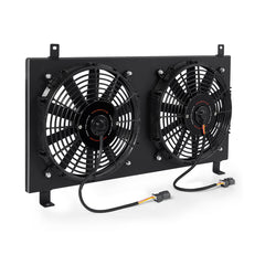 Mishimoto MMFS-RSX-02BK Aluminum Fan Shroud Kit fits Acura RSX 2002-2006 Black  MMFS-RSX-02BK