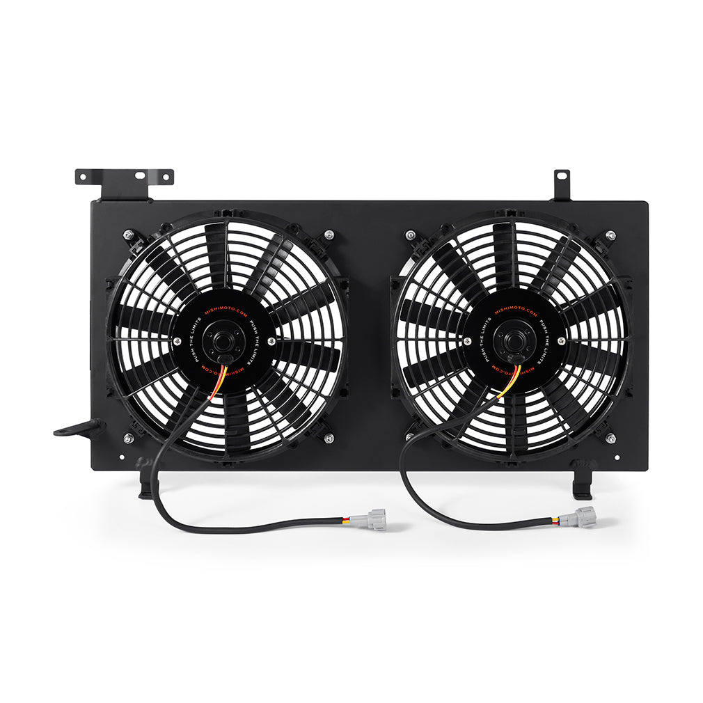 Mishimoto MMFS-STI-08PBK Plug-N-Play Performance Aluminum Fan Shroud Kit fits Impreza WRX/STI 2008-2015  MMFS-STI-08PBK