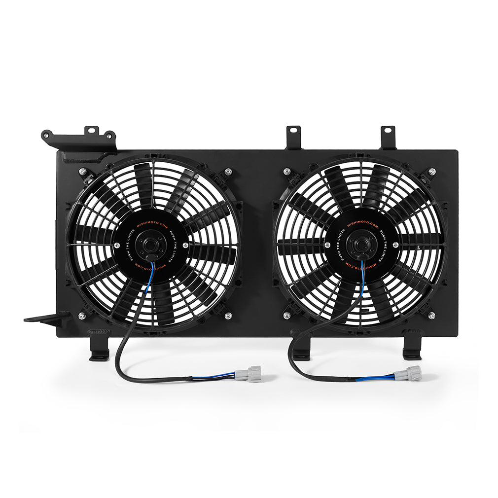 Mishimoto MMFS-WRX-01PBK Subaru Impreza WRX and STI Performance Aluminum Fan Shroud Kit 2001-2007 Black  MMFS-WRX-01PBK