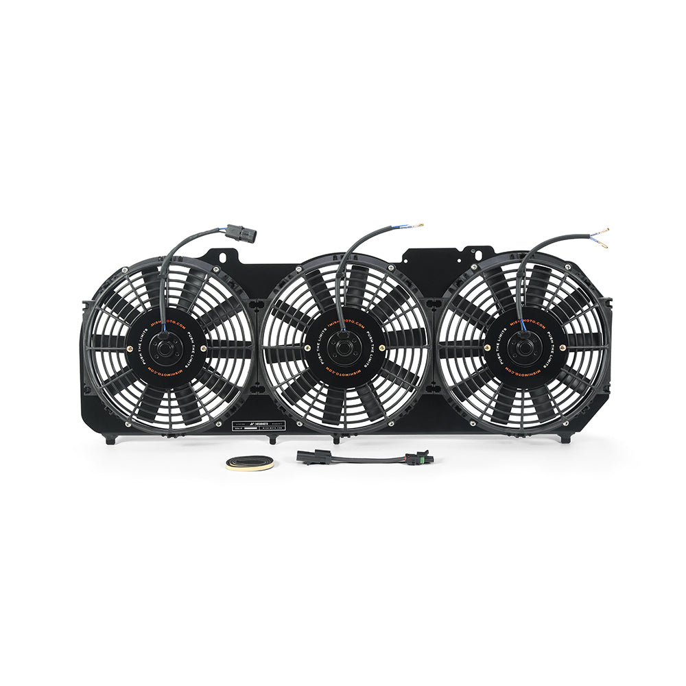 Mishimoto MMFS-XJ-89BK Performance Aluminum Fan Shroud fits Jeep Cherokee XJ 4.0L 1989-2001 Black  MMFS-XJ-89BK