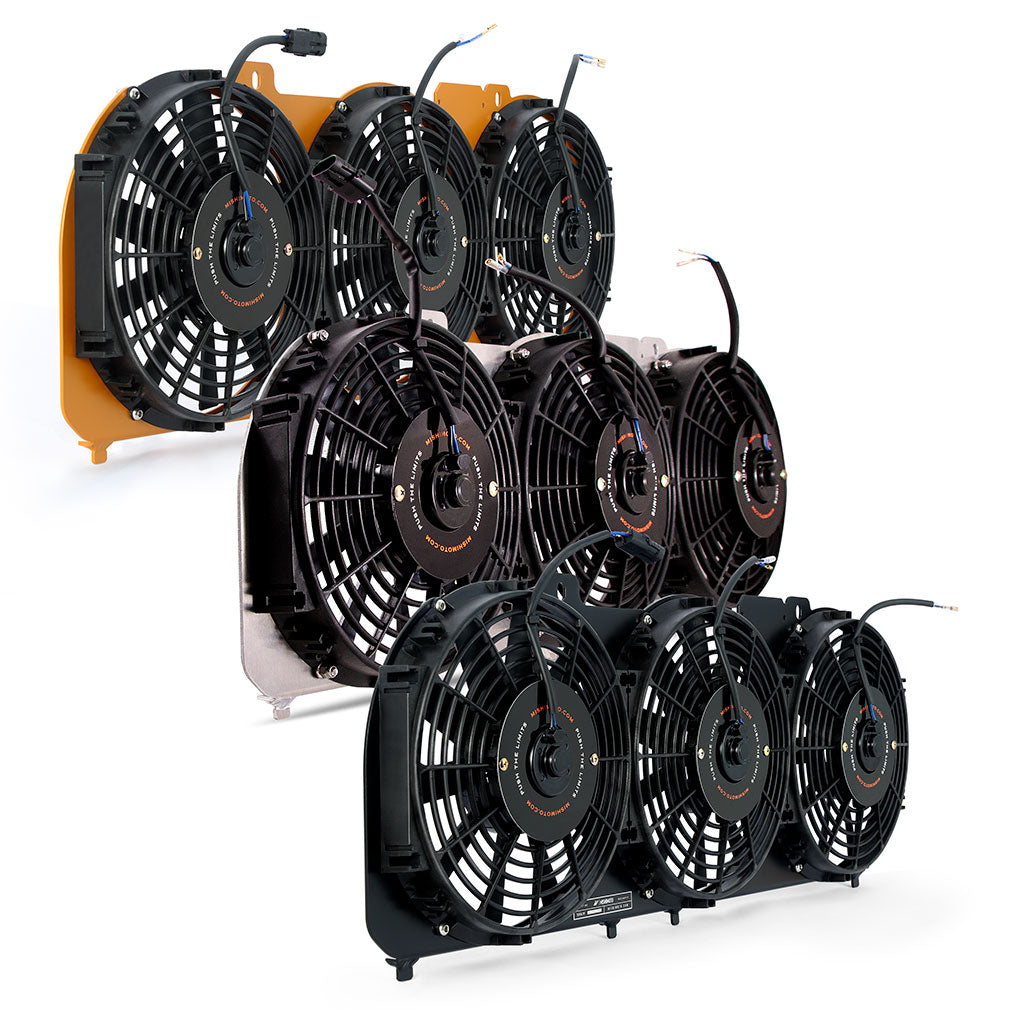 Mishimoto MMFS-XJ-89K Aluminum Fan Shroud Kit fits Jeep Cherokee XJ 4.0L 1989-2001 Polished  MMFS-XJ-89K