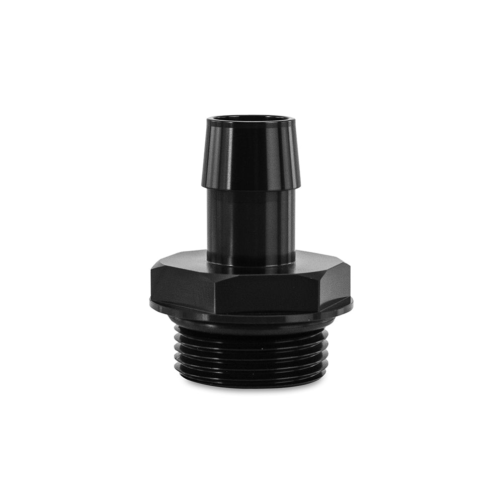 Mishimoto MMFT-16ORB-34BK Mishimoto -16ORB to 3/4in Hose Barb Aluminum Fitting  MMFT-16ORB-34BK