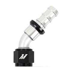 Mishimoto MMFT-PL-1045 Mishimoto Push-Lock Fitting -10AN 45-Degree  MMFT-PL-1045