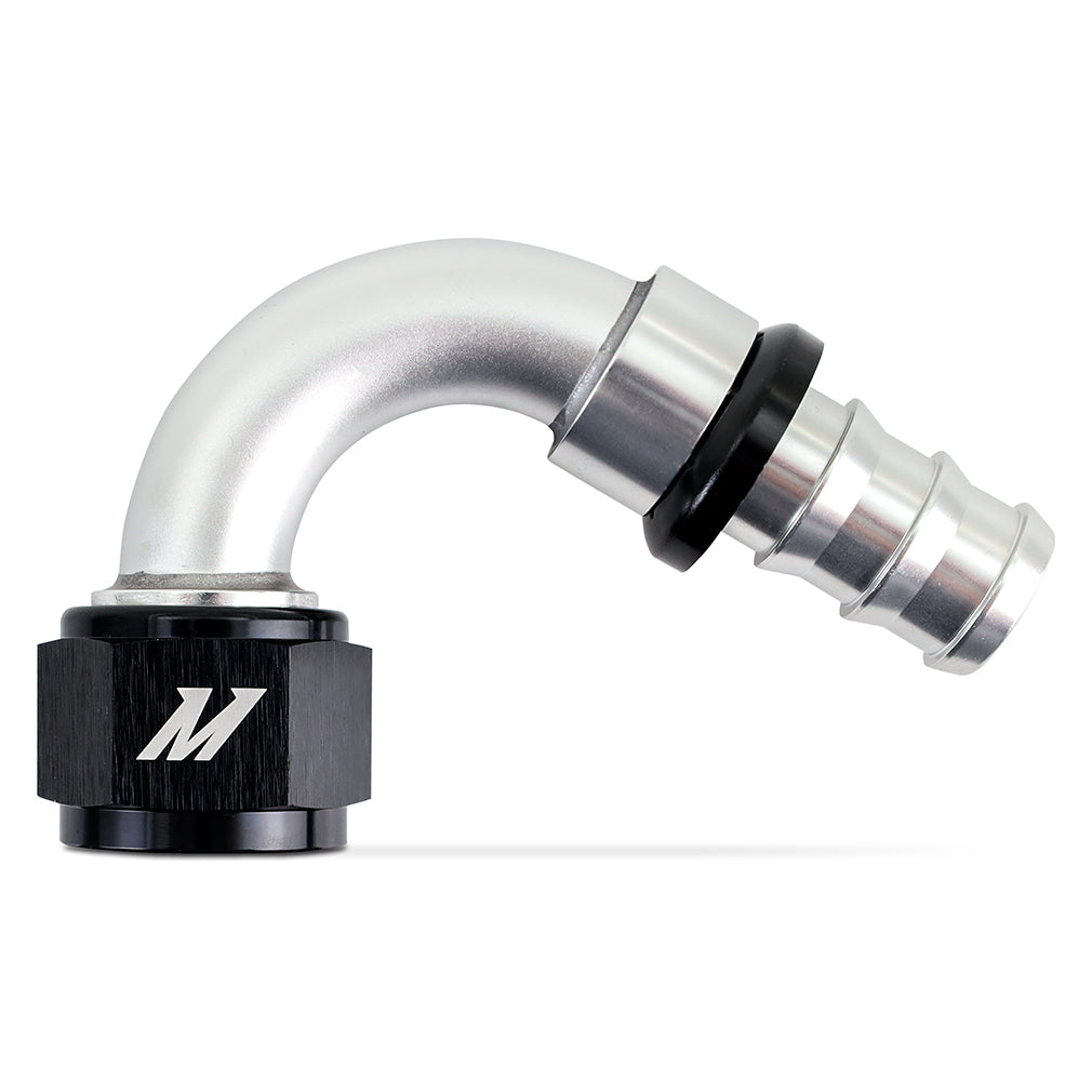 Mishimoto MMFT-PL-12120 Mishimoto Push-Lock Fitting -12AN 120-Degree  MMFT-PL-12120