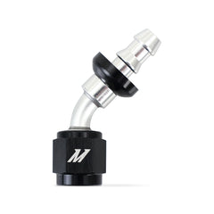 Mishimoto MMFT-PL-445 Mishimoto Push-Lock Fitting -4AN 45-Degree  MMFT-PL-445