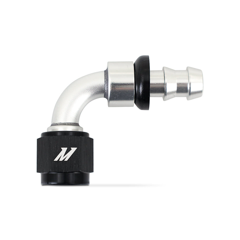 Mishimoto MMFT-PL-690 Mishimoto Push-Lock Fitting -6AN 90-Degree  MMFT-PL-690