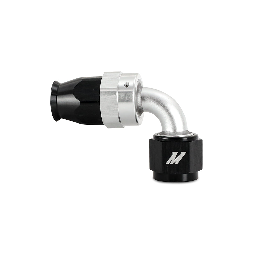 Mishimoto MMFT-SW-08P-90 Mishimoto -8AN Braided Line Fitting PTFE 90 Degree  MMFT-SW-08P-90