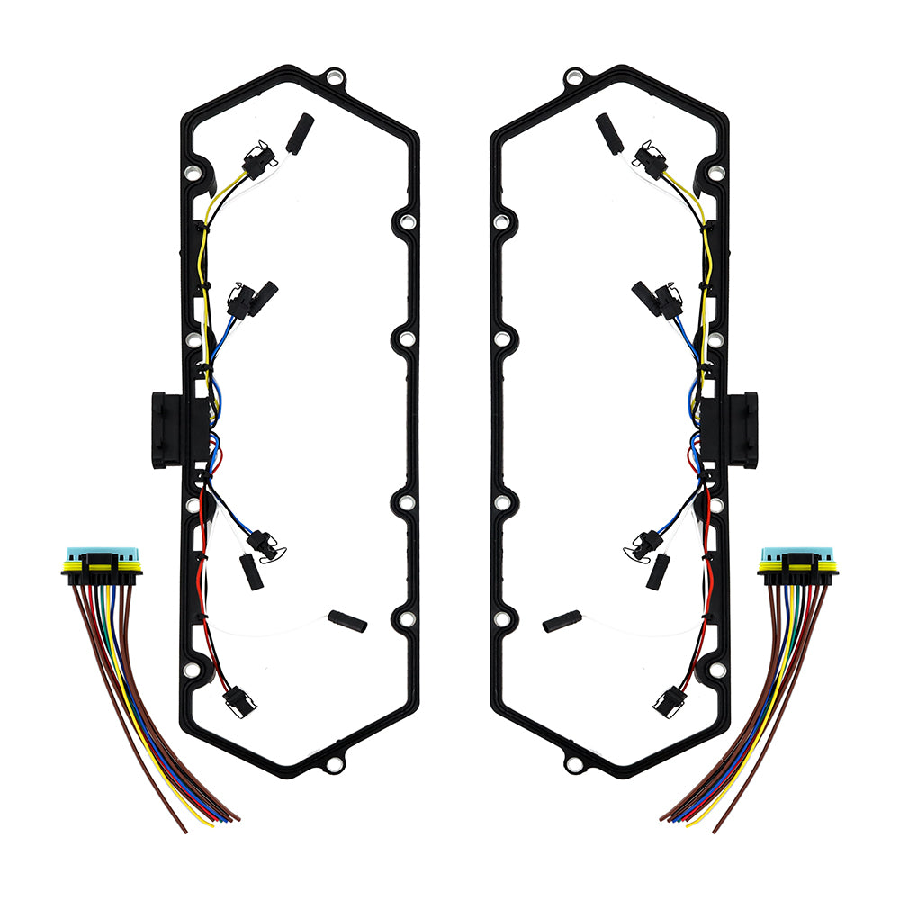 Mishimoto MMGH-F2D-98 Glow Plug Harness - Valve Cover Gasket Set fits Ford Powerstroke 7.3L 1999-2003  MMGH-F2D-98