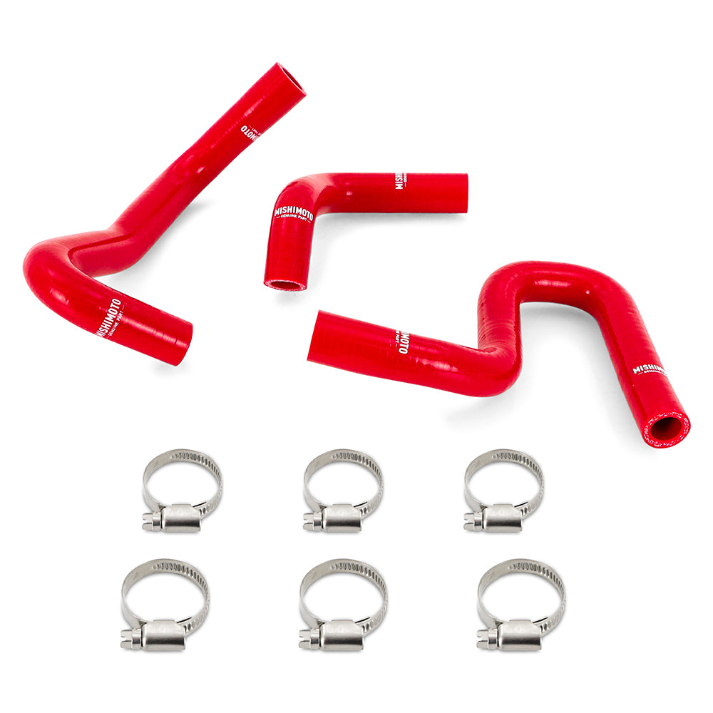 DISCONTINUED - Mishimoto MMHOSE-4RUN34-96HHRD Silicone Heater Hose Kit Toyota 4Runner 3.4L 1996-2002 W/O Rear Heater Red  MMHOSE-4RUN34-96HHRD