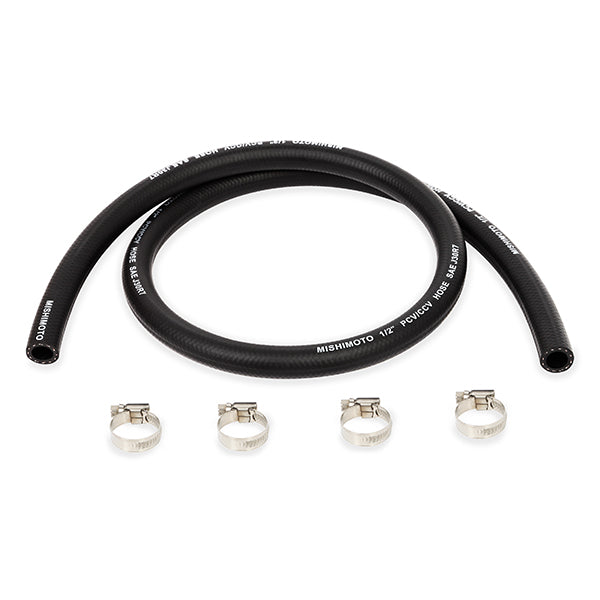 Mishimoto MMHOSE-CC12-4 Universal Catch Can Hoses 1/2in x 4'  MMHOSE-CC12-4