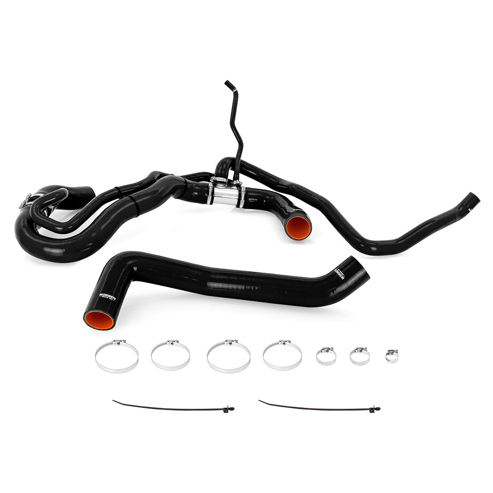 Mishimoto MMHOSE-DMAX-17BK Silicone Coolant Hose Kit fits Chevrolet/GMC 6.6L Duramax 2017-2019 Black  MMHOSE-DMAX-17BK
