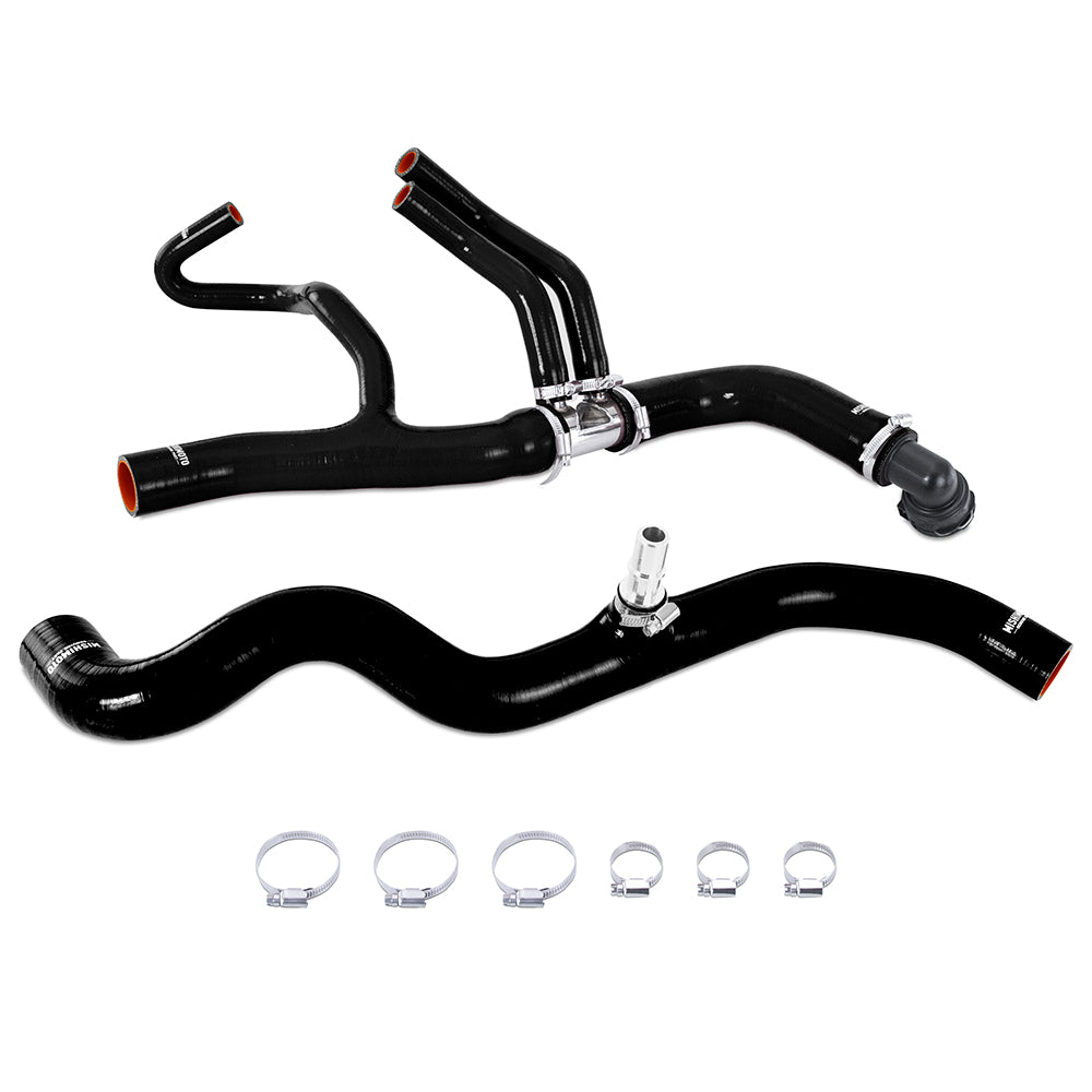 Mishimoto MMHOSE-F35T-17BK Silicone Coolant Hose Kit Fits 2017 Ford Raptor 3.5L EcoBoost Black  MMHOSE-F35T-17BK