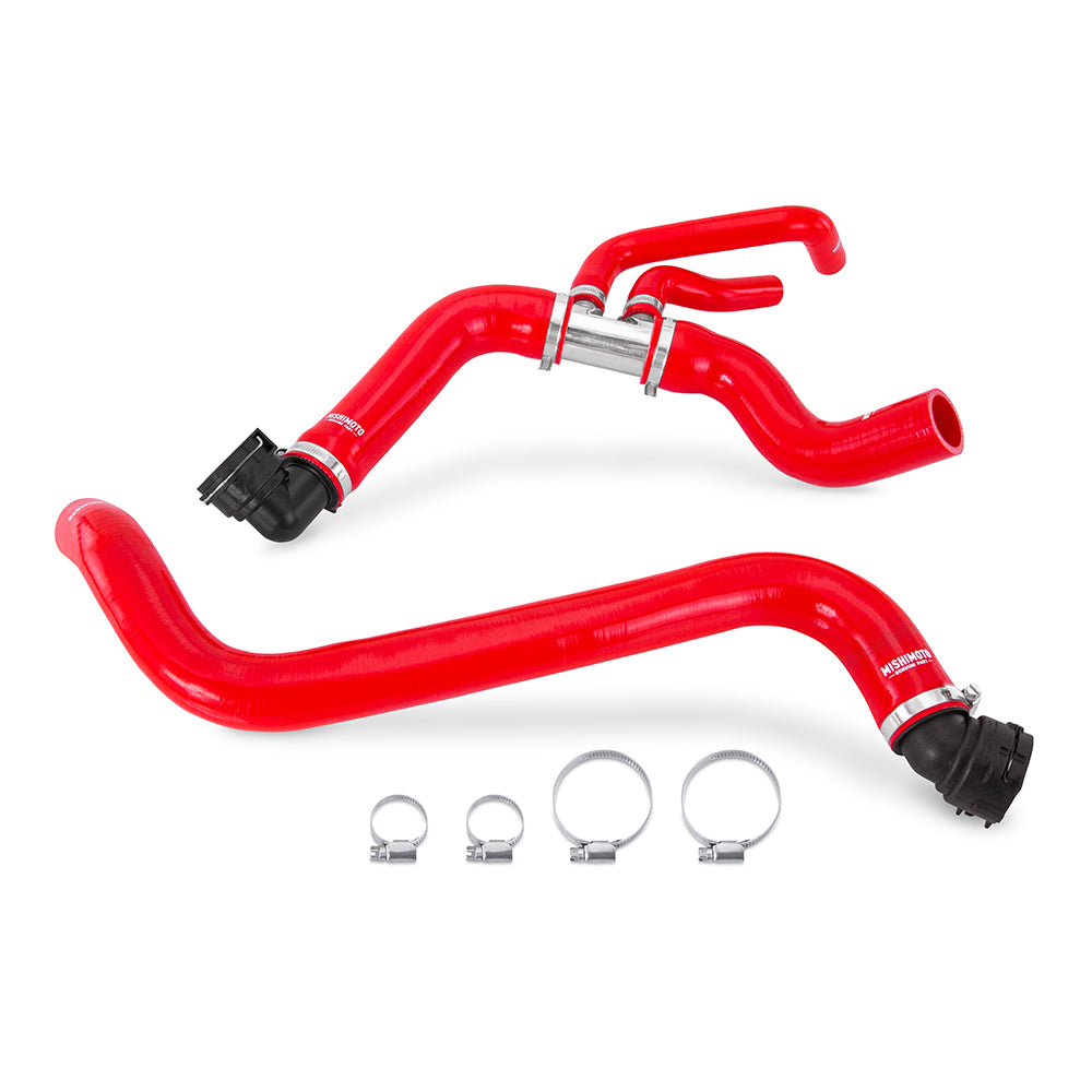 Mishimoto MMHOSE-F50-15RD Silicone Radiator Hose Kit Fits 2011-2014 Ford F-150 5.0L V8 Red  MMHOSE-F50-15RD