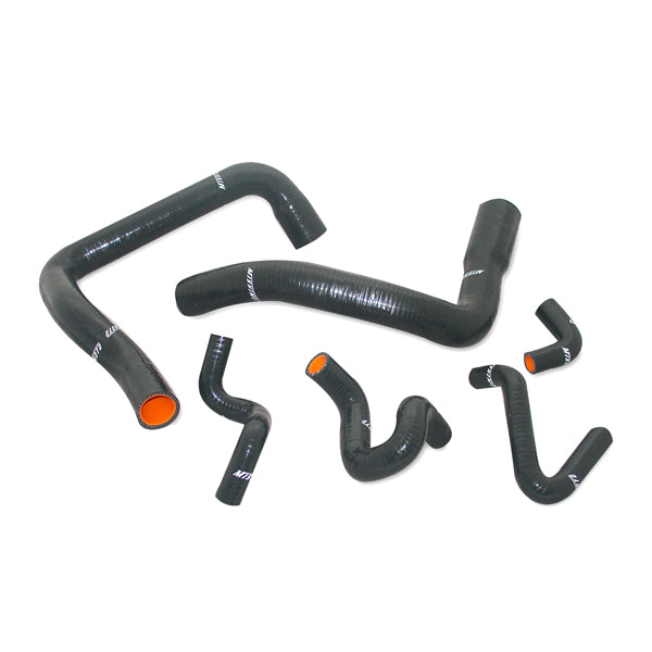 Mishimoto MMHOSE-MUS-86BK Ford Mustang GT/Cobra Silicone Radiator Hose Kit 1986-1993 Black  MMHOSE-MUS-86BK