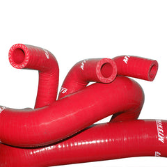 Mishimoto MMHOSE-MUS-86RD Ford Mustang GT/Cobra Silicone Radiator Hose Kit1986-1993 Red  MMHOSE-MUS-86RD