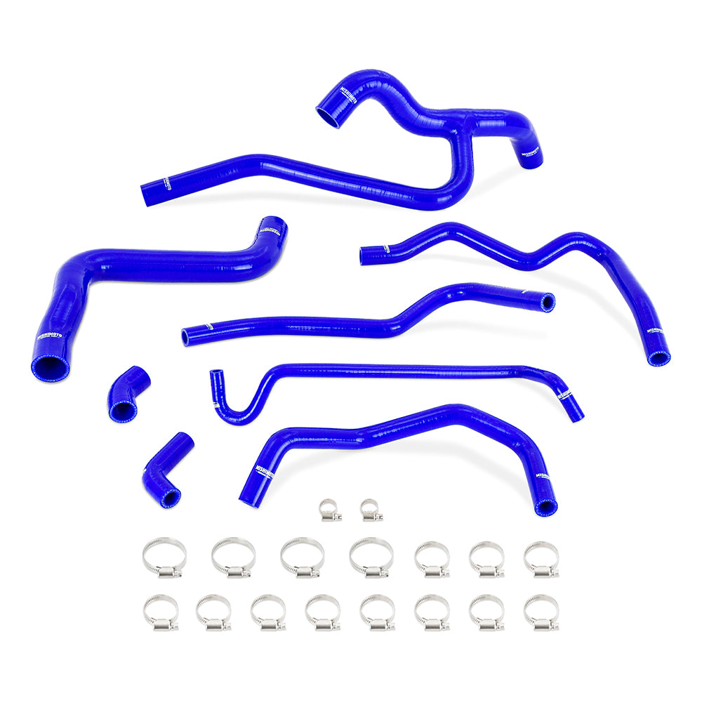 Mishimoto MMHOSE-MUS40-05BL Silicone Radiator & Heater Hose Kit fits Ford Mustang V6 4.0L 2005-2010 Blue  MMHOSE-MUS40-05BL