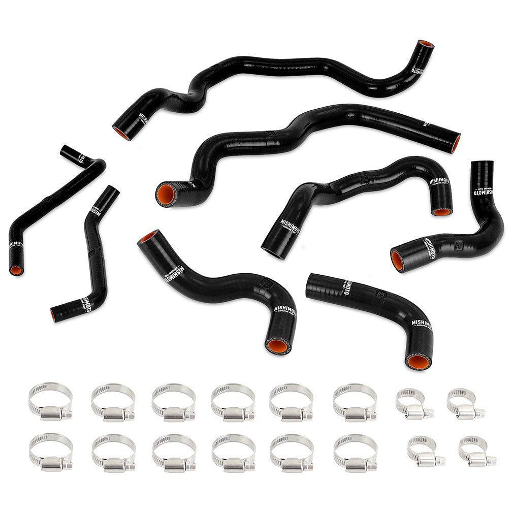 Mishimoto MMHOSE-Q50-16ANCBK Silicone Intercooler Coolant Hose Kit fits Infiniti Q50/Q60 3.0T 2016+ Black  MMHOSE-Q50-16ANCBK