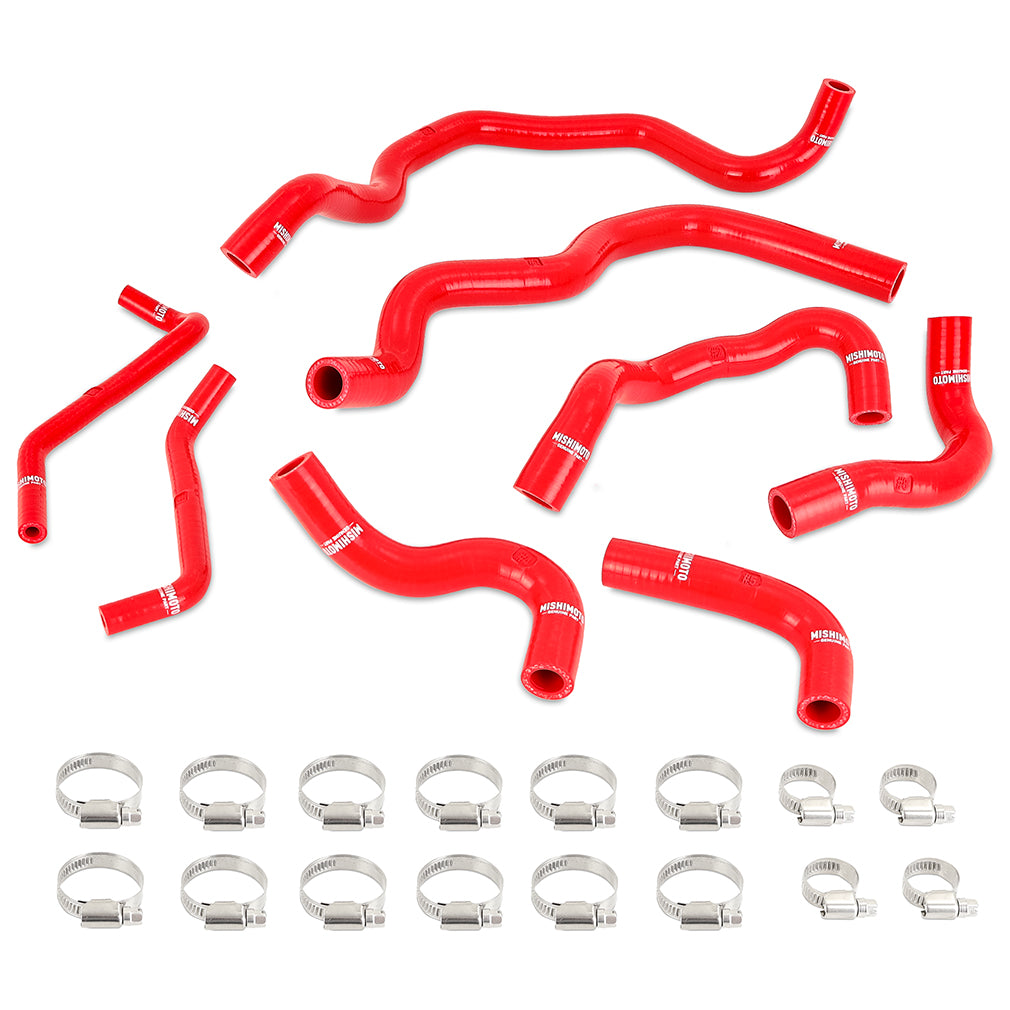 Mishimoto MMHOSE-Q50-16ANCRD Silicone Intercooler Coolant Hose Kit fits Infiniti Q50/Q60 3.0T 2016+ Red  MMHOSE-Q50-16ANCRD