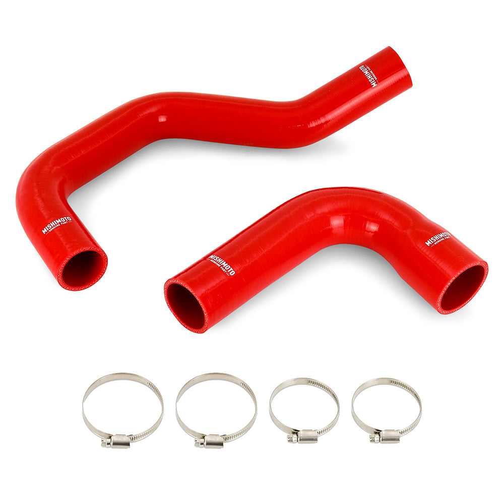Mishimoto MMHOSE-RAM-91RD Silicone Radiator Hose Kit fits Dodge 5.9L Cummins 1991-1993 Red  MMHOSE-RAM-91RD