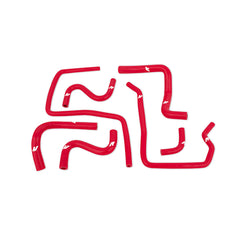 Mishimoto MMHOSE-SUB-ANC4RD Subaru WRX / WRX STI Silicone Ancillary Hoses 2004-2007  MMHOSE-SUB-ANC4RD