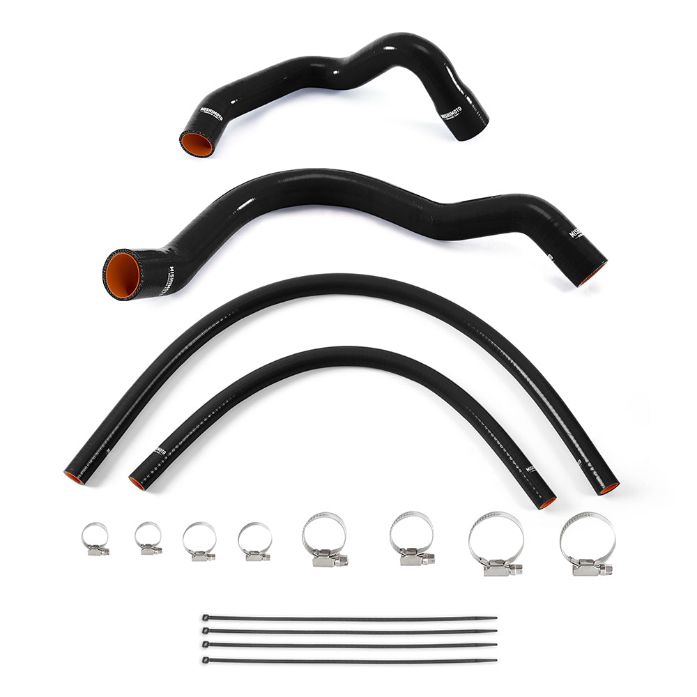 Mishimoto MMHOSE-XJ6-92KBK Jeep Cherokee XJ 4.0L Silicone Radiator and Heater Hose Kit Black  MMHOSE-XJ6-92KBK